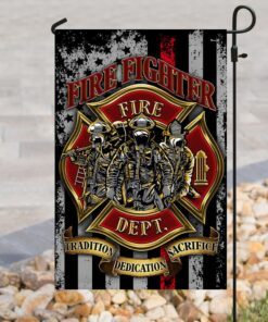 firefighter flag 2305