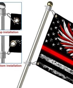 firefighter flag back the red thb3438gf 7205