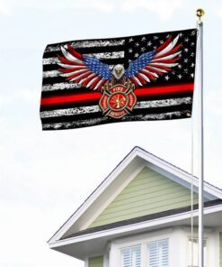 firefighter flag back the red thb3438gf 8038