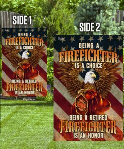 firefighter flag being a retired firefighter is an honor flag qtr188f 8558