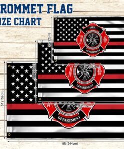 firefighter flag fire department grommet flag trv1569gf 4172