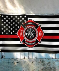 Firefighter Flag Fire Department Grommet Flag TRV1569GF