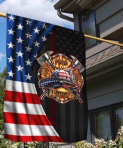 firefighter flag honor rescue courage ant239f 5366