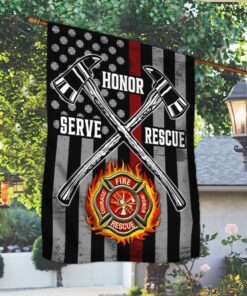 firefighter flag honor serve rescue mlh1902f 2738