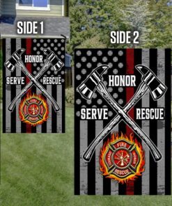 firefighter flag honor serve rescue mlh1902f 3487