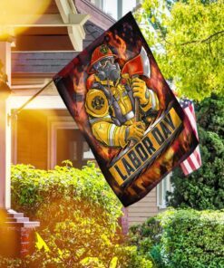 firefighter flag labor day flag ntb152fv1 1831