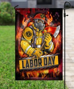 firefighter flag labor day flag ntb152fv1 2370