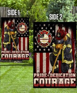 firefighter flag pride dedication courage lha1807f 7338