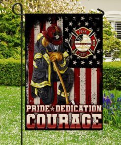 firefighter flag pride dedication courage lha1807f 8841