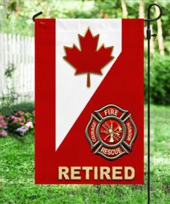 firefighter flag retired firefighter canadian flag trl1302fv1 4719