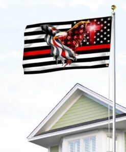firefighter flag the thin red line american eagle flag thb3482gfv2 1298