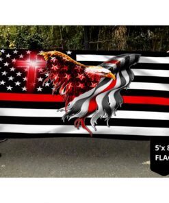 firefighter flag the thin red line american eagle flag thb3482gfv2 2425