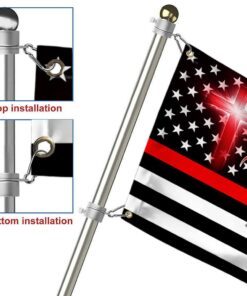 firefighter flag the thin red line american eagle flag thb3482gfv2 7750