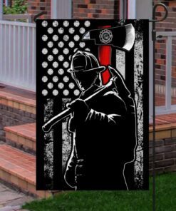 firefighter flag the thin red line lnt373f 3914