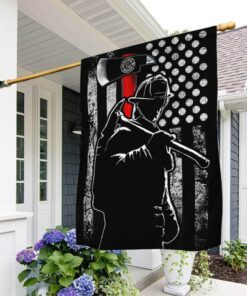 Firefighter Flag The Thin Red Line LNT373F