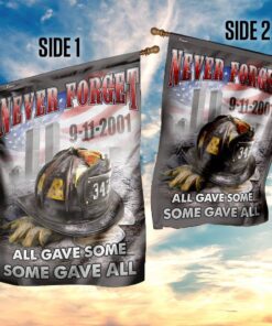 firefighter flagwix™. 343 firefighter never forget 911 flag 5796