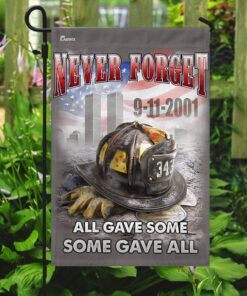 firefighter flagwix™. 343 firefighter never forget 911 flag 7463