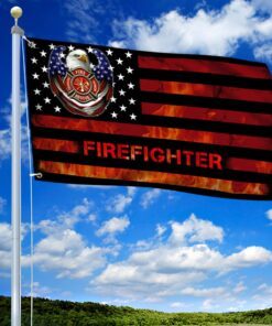 firefighter grommet flag american eagle dbd3246gf 5929