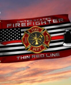 Firefighter Grommet Flag Fire Dept LNT177GF