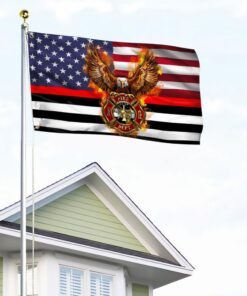 firefighter grommet flag qnk683gf 7415