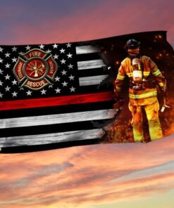 Firefighter Grommet Flag QNV16GF