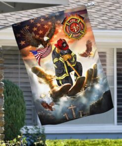 firefighter jesus eagle flag mlh1676f 1838