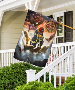 firefighter jesus eagle flag mlh1676f 2000