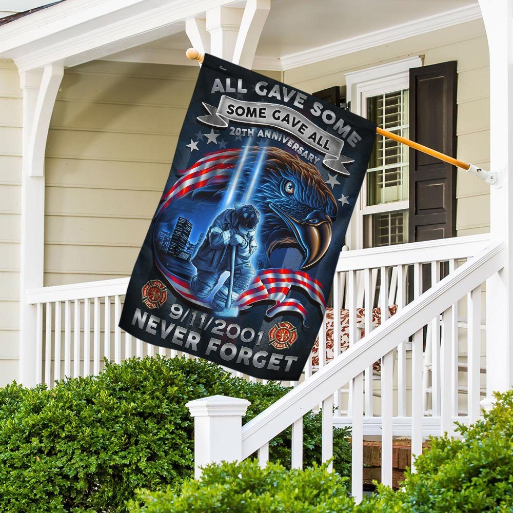 Firefighter Never We Forget 20th Anniversary 9/11 Flag DDH2731F - Image 5