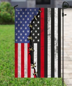 firefighter red line american flag 1221