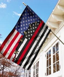 firefighter red line american flag 2640