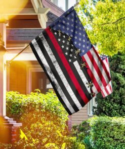 Firefighter Red Line American Flag