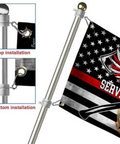firefighter the thin red line american eagle grommet flag thh3487gf 1112