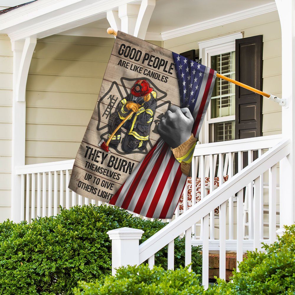 Firefighters Burn Themselves Up To Give Others Light Flag MLH1713F - Image 5