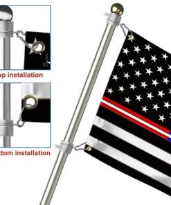 first responder thin red blue gold line grommet flag police fire and dispatch tqn258gf 4755
