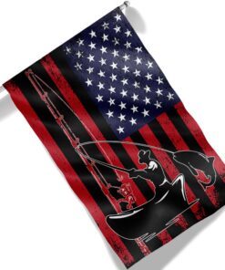 fisherman fishing american flag tqn1377f 2975