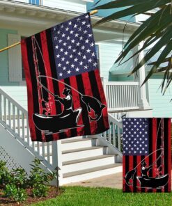 fisherman fishing american flag tqn1377f 3230