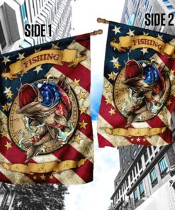 fishing american u.s. flag 5766