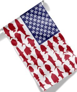 fishing fish july 4th patriotic american flag mln1300f 7741