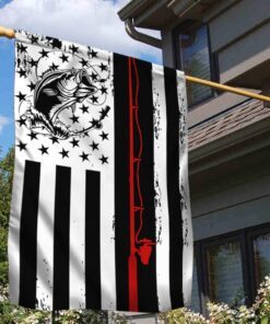 fishing flag fishing american flag trv1885f 2454