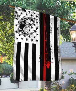fishing flag fishing american flag trv1885f 4306