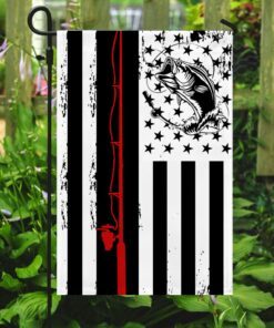 fishing flag fishing american flag trv1885f 6418