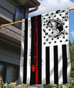 fishing flag fishing american flag trv1885f 7025
