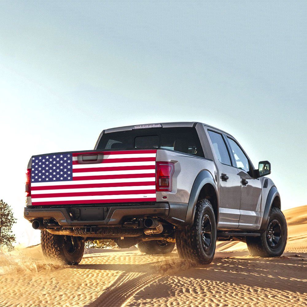 Flag of United States American US Truck Tailgate Decal Sticker Wrap TRL783TD - Image 6