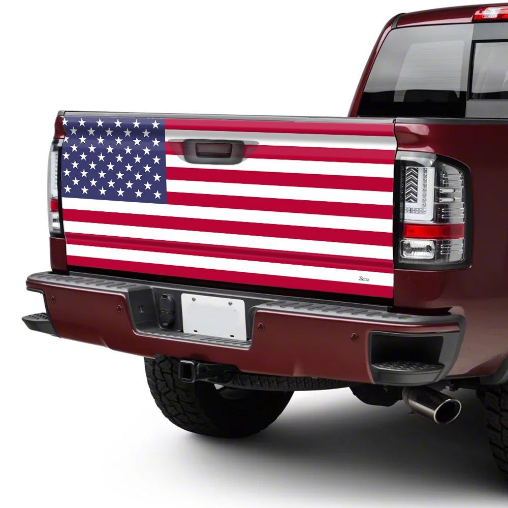 Flag of United States American US Truck Tailgate Decal Sticker Wrap TRL783TD - Image 4