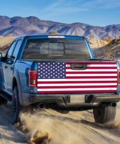 flag of united states american us truck tailgate decal sticker wrap trl783td 7758