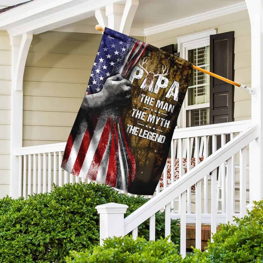 Flagwix, Gift For Dad, Gift For Grandpa, Hunting Flag, The Man, The Myth, The Legend Flag PSL282FSCv6 - Image 5