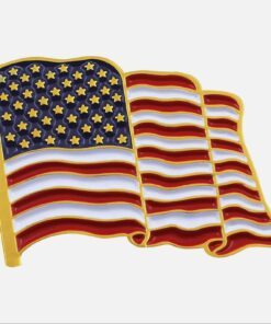 Flagwix American Flag Lapel Pin - US Flag Pins Patriotic - 1 Pin and 10 Pins