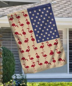 flamingo american flag trv1973f 1273