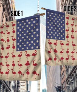 flamingo american flag trv1973f 4013