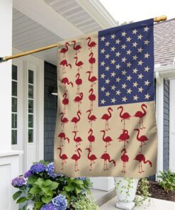 Flamingo American Flag TRV1973F